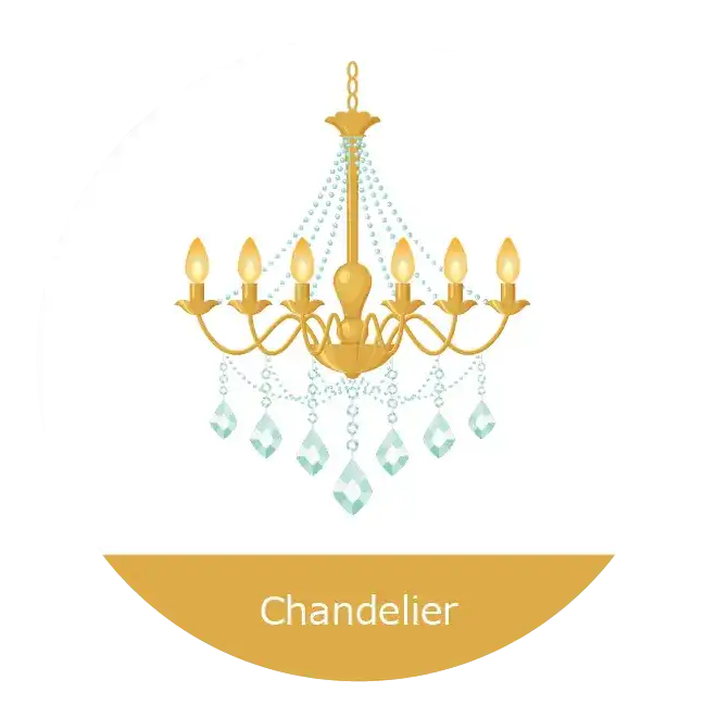 シャンデリアのデザインサンプルはこちら
