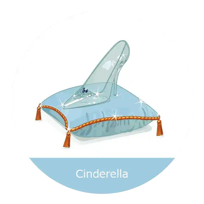 シンデレラのデザインサンプルはこちら