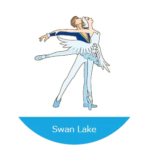 白鳥の湖のデザインサンプルはこちら