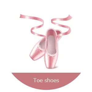 トゥシューズのデザインサンプルはこちら