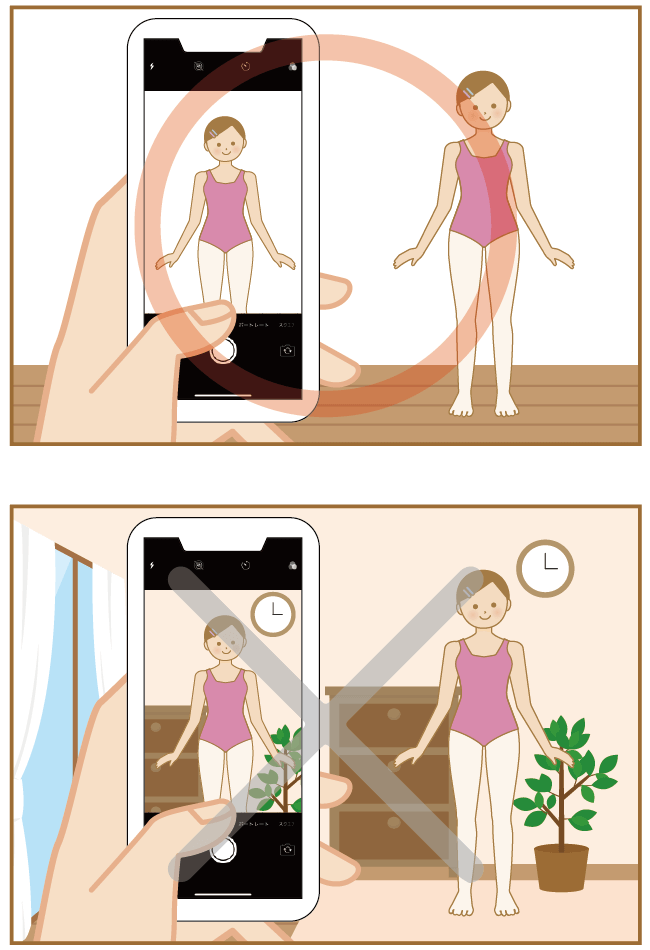 白い壁で撮影|ムースタジオ